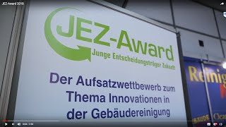 JEZ-Award-Verleihung auf der Interclean Amsterdam 2018