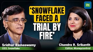 I Drive Myself & My Team Relentlessly Hard: Snowflake CEO Sridhar Ramaswamy On AI, SaaS, IIT Madras