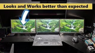 The best looking Portable monitor for Gaming or a Working laptop I can find on Amazon by Cevaton S6