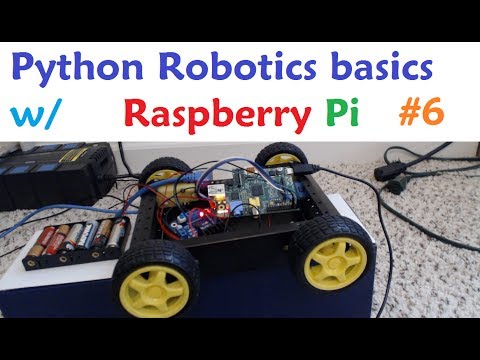 Raspberry pi with Python for Robotics 6 Pivot RC Car