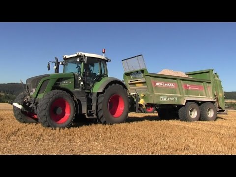 Fendt 824,724 am Kalkstreuen (Clip) [HD]