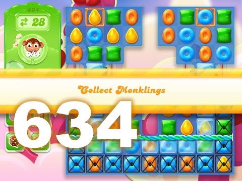 Candy Crush Jelly Saga Level 634 (3 star, No boosters)