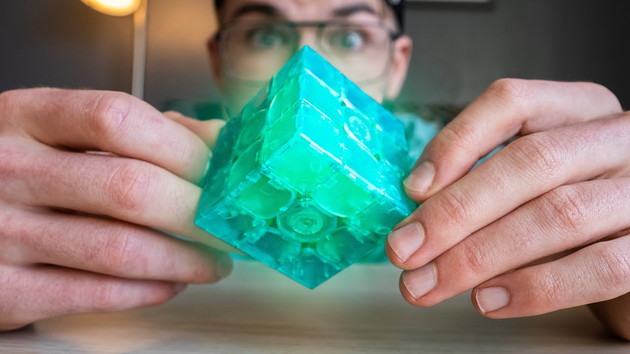 Watch video What Makes This $90 Green Cube So Special.. | Gan 12 Pea**** Now What Makes This $90 Green Cube So Special.. | Gan 12 Pea****