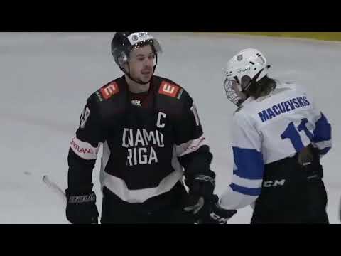 Optibet Hokeja līga. Dinamo Rīga  - HS Rīga. Spēles labākie momenti. (04.01.2023.)