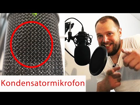 Wie funktioniert ein (Kondensator) Mikrofon