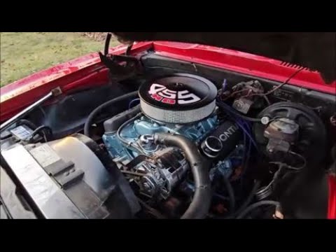 Pontiac 455 Engine in a 1967 Firebird