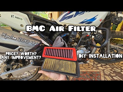 BMC Air Filter for Xpulse 200 4V | DIY Installation | Worth? Price? Any Improvement?