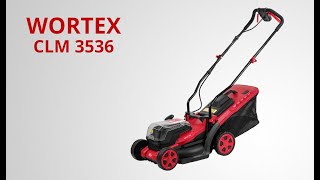 Cordless lawn mower WORTEX CLM 3536