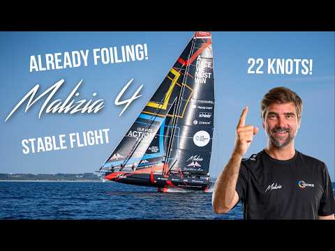 Malizia 4 sailing 🤩⛵️