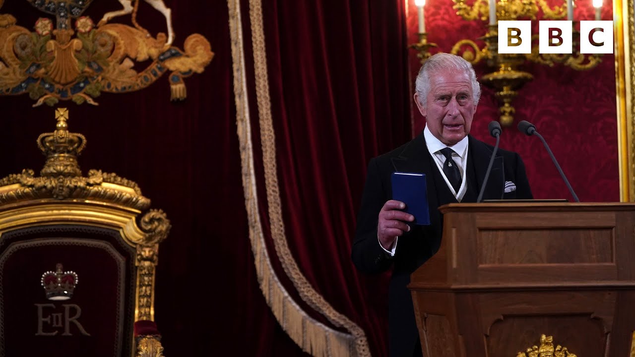 Charles III swears oath in historic televised proclamation ceremony @BBCNews - BBC