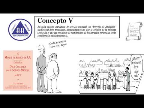 Concepto 5  | doce conceptos para el servicio mundial de Alcoholicos Anonimos