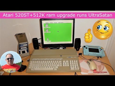 My Atari ST 520 with 512K ram upgrade runs UltraSatan Mini very well