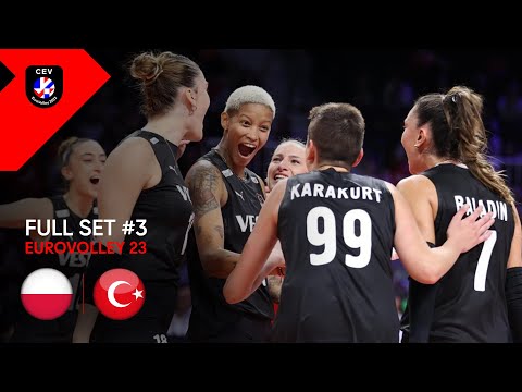 FULL 3rd SET: Türkiye vs Poland I CEV EuroVolley 2023 Quarterfinals I Christmas Special