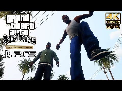 GTA San Andreas Definitive Edition - PS5 Gameplay Walkthrough Part 1 @ 4K 60ᶠᵖˢ ✔