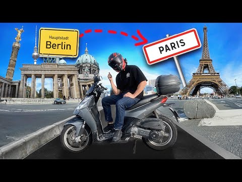 Can I get from BERLIN to PARIS with the 900€ EBAY SCOOTER?