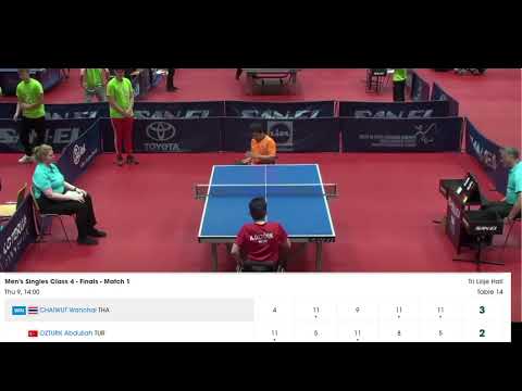 Men's Single Wheelchair category Final moments - ITTF Slovenia Para Open 2024