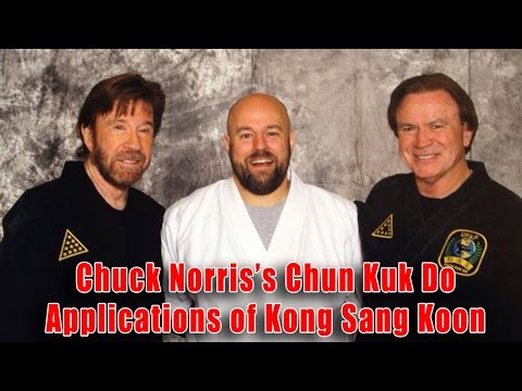 實用的卡塔文會：查克-諾里斯的春秋道的孔尚昆。 (Practical Kata Bunkai: Chuck Norris’s Chun Kuk Do’s Kong Sang Koon)