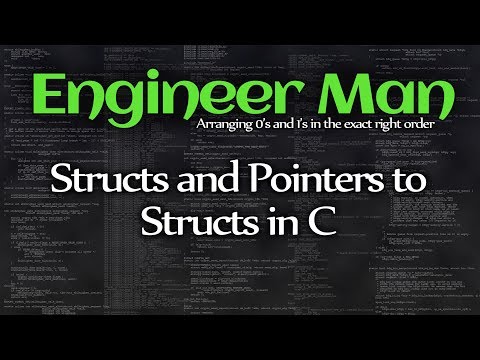 Structs and Pointers to Structs in C -- Engineer Man