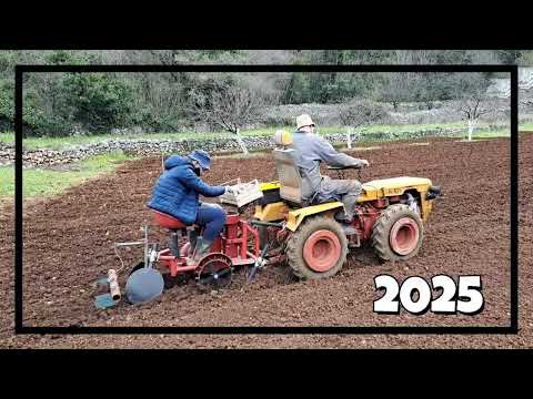 Sadnja krumpira - sadilica domaće izrade - TV521