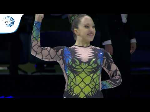 Sara CUTINI (ITA) - 2019 Junior Aerobics Europeans, individual women final
