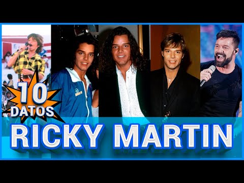 10 COSAS que NO SABÍAS SOBRE RICKY MARTIN | CURIOSIDADES DE ARTÍSTAS FAMOSOS
