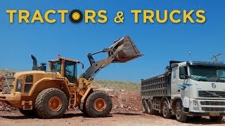 Real Trucks Tractors and Bulldozers | 🚚 Toys for Boys