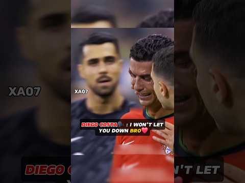 Diego Costa Did It For Ronaldo 😍🥺 #shorts #ronaldo #messi #shortsvideo
