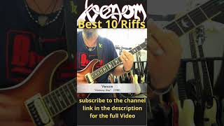 Alex Cambise - Venom &quot;Harmony Dies&quot; (Venom Best 10 Riffs) #shorts #fender #gibson #prs