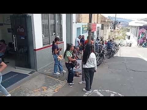 La plaza de Bolivar Cauca.