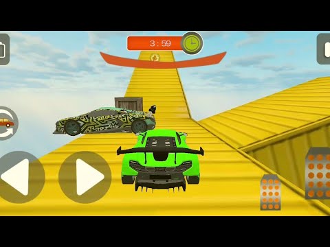 Mega Stunt Racing Cars Extreme GT 2019 -  Impossible Car Stunts 3D - Android Gameplay