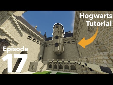 How to build Hogwarts in Minecraft - Episode 17 - The Quad!