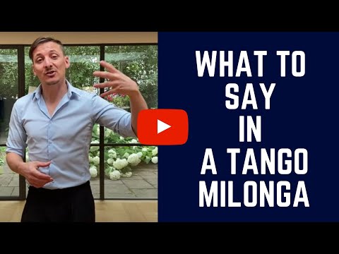 Tango Talk: 17 Argentinian expressions for the milonga (Spanish / Lunfardo)