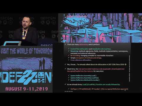 DEF CON 27 - Alexandre Borges - NET Malware Threats Internals And Reversing
