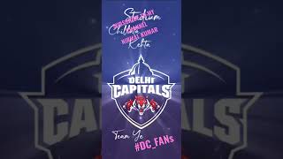 DELHI CAPTAIN 😎(DC) #DC_FANS  DC TEAM SONG 🎵WITH IMAGES😎✌🥶