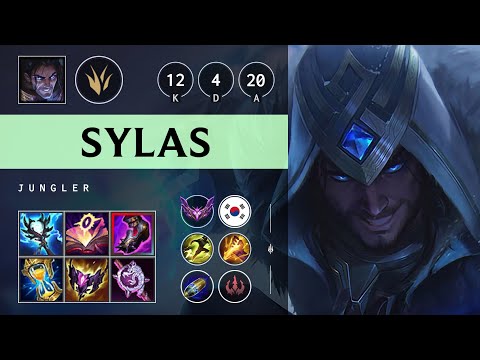 Sylas Jungle vs Lillia - KR Master Patch 25.04