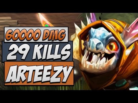 Road to Kiev Major | EG.Arteezy Slark with 29 KILLS 7.14