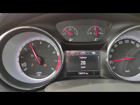 Opel Astra K 1.0 0-140kph acceleration