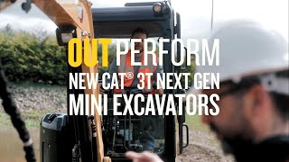 Introducing the new Next Generation 302.7 CR, 303 CR, and 303.5 CR Mini Excavators