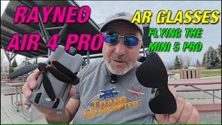 Flying the DJI Mini 5 Pro with the RayNeo Air 4 Pro AR Glasses. They're a game changer!