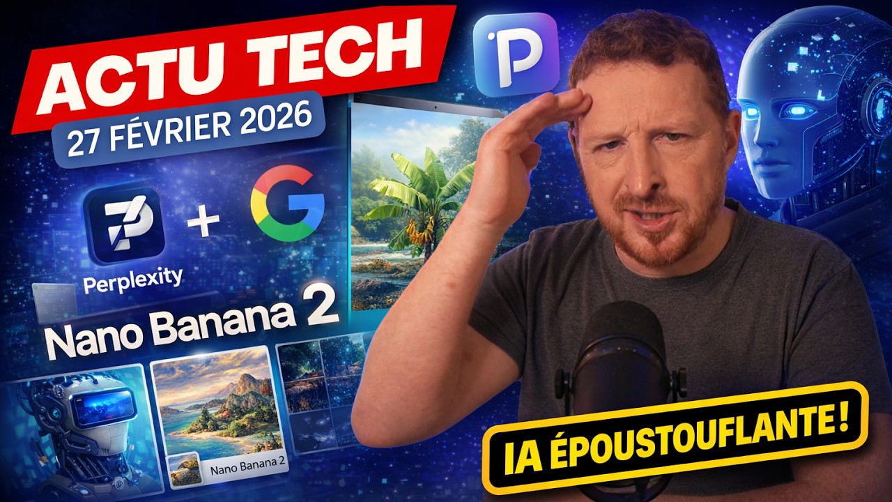 Miniature de la vidéo Renaud Descode - Revue actu IA 27 février 2026