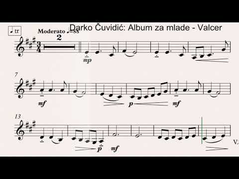 Darko Čuvidić -  Proljetni valcer (with score)