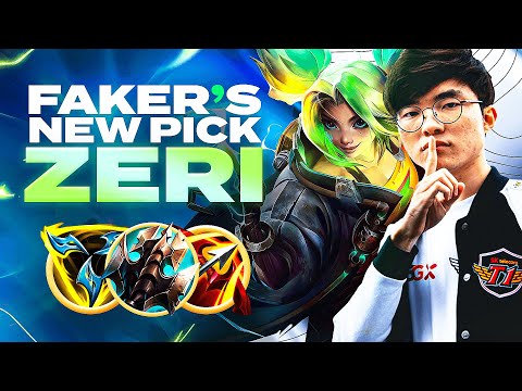 FAKER is SPAMMING ZERI MID... *IS SHE OP???*