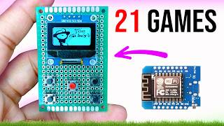 ESP8266 Retro Gaming Console 🎮 21 Classic Games in One DIY Build