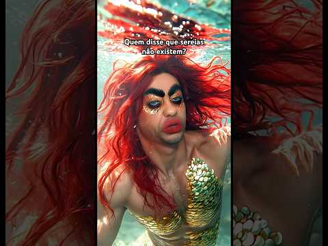 Quem disse que sereias não existem? 🧜‍♀️🤣