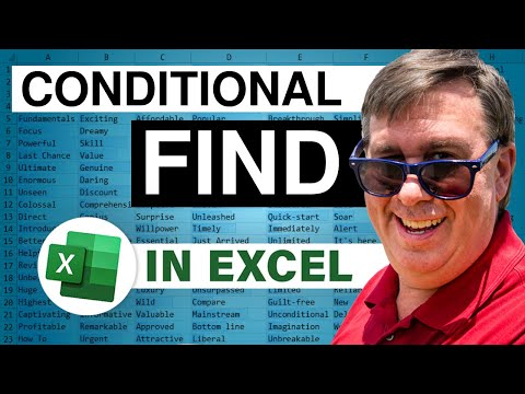 Excel - Highlighting School Athletes with Conditional Formatting in Excel & Excel - Episode 517
