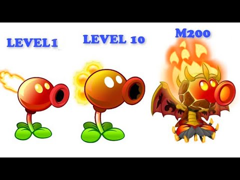 Every PEASHOOTER Level 1 vs Max Level vs Level 999 - PvZ 2 Discovery Plant vs Plant