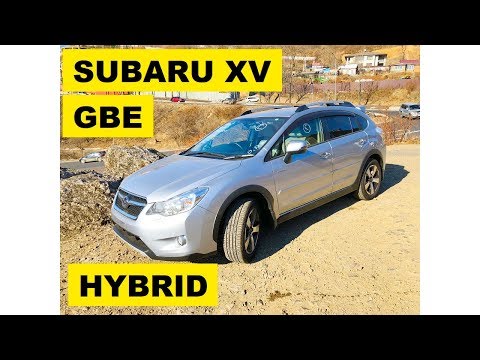Авто из Японии - Обзор SUBARU XV GPE (гибрид) без пробега с аукциона Японии