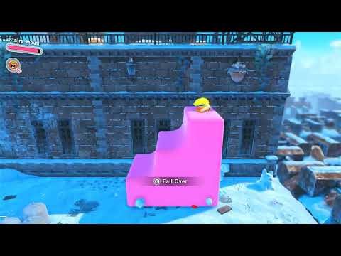 Destroy 4 animal snow sculptures, Northeast Frost Street  | Kirby and the Forgotten Land