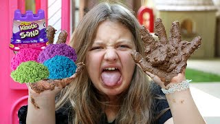 MUD PIES VS KINETIC SAND! Which One is Better?