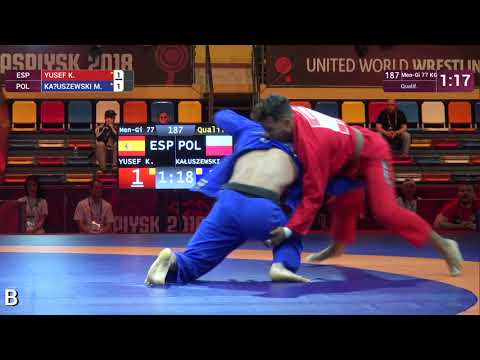 Qual. Men-Gi - 77 kg: K. YUSEF (ESP) v. M. KAŁUSZEWSKI (POL)